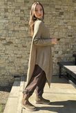 Skarsgard Asymmetric Knit Tunic Camel /24=